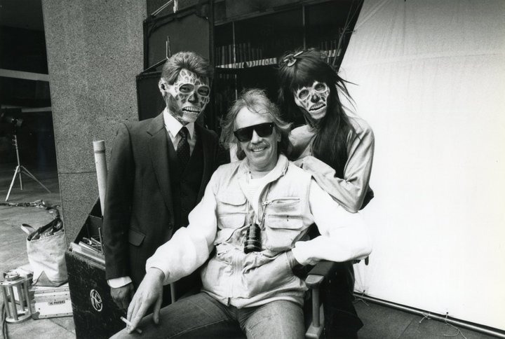 John Carpenter on the set of They Live