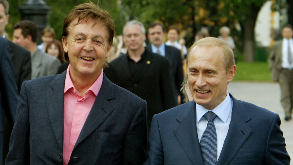 McCartney and Putin in 2003